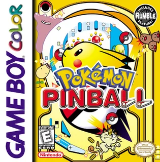 Pokemon Pinball cover art