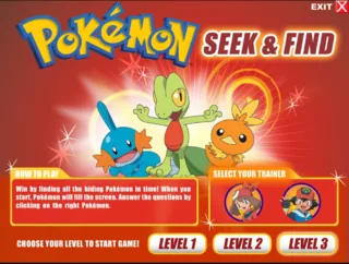 Pokemon Seek & Find cover art