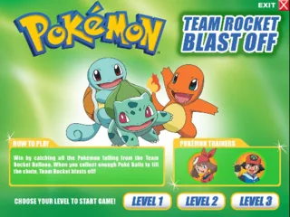 Pokemon Team Rocket Blast Off cover art