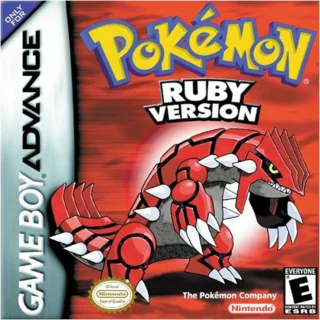 Pokemon Ruby and Sapphire cover art
