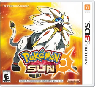 Pokemon Sun and Moon cover art