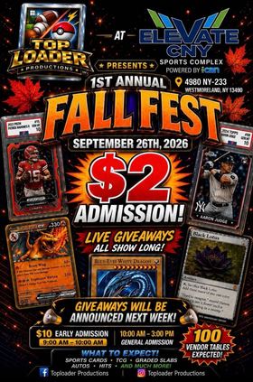 Flyer for 1st Annual Fall Fest, September 26, 2026. Opens larger