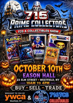 Flyer for 716 Prime Collectors, October 10, 2026. Opens larger
