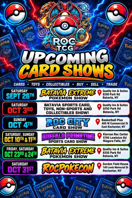 ROC_TCG upcoming show dates