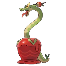 Hydrapple, official artwork