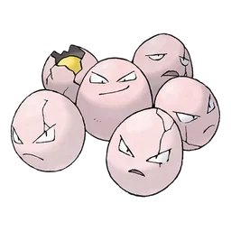 Exeggcute, official artwork