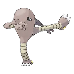 Hitmonlee, official artwork