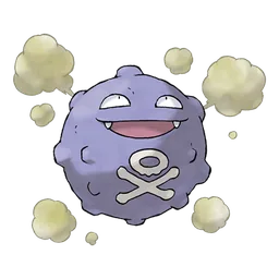 Koffing, official artwork