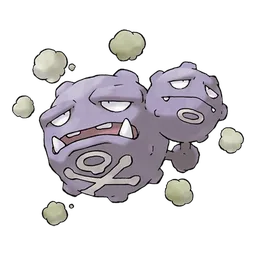 Weezing, official artwork