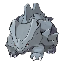 Rhyhorn, official artwork
