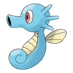 Horsea, official artwork