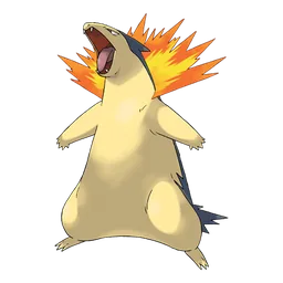 Typhlosion, official artwork