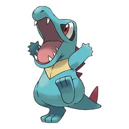 Totodile, official artwork