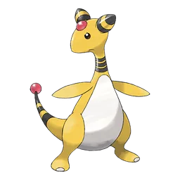 Ampharos, official artwork