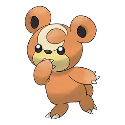 Teddiursa, official artwork