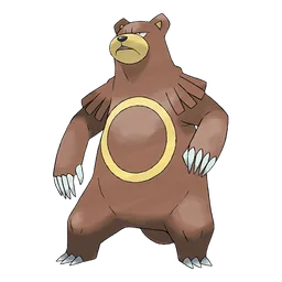 Ursaring, official artwork