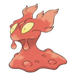 Slugma, official artwork