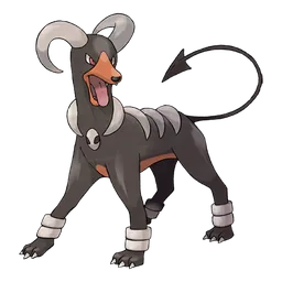 Houndoom, official artwork