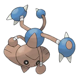 Hitmontop, official artwork