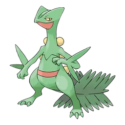 Sceptile, official artwork