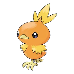 Torchic, official artwork