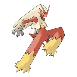 Blaziken, official artwork