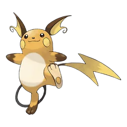 Raichu, official artwork