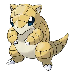 Sandshrew, official artwork
