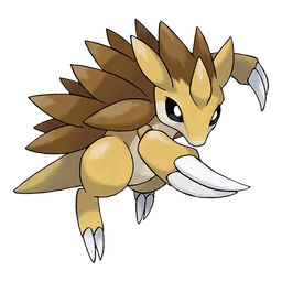 Sandslash, official artwork
