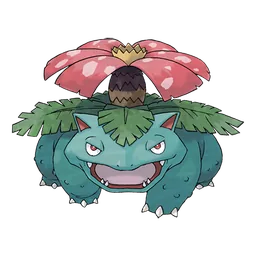 Venusaur, official artwork