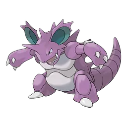 Nidoking, official artwork