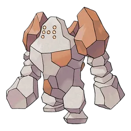 Regirock, official artwork