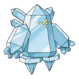 Regice, official artwork