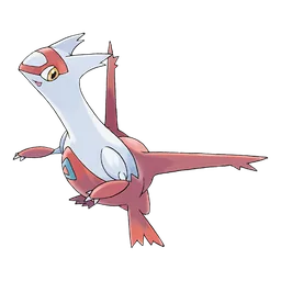 Latias, official artwork