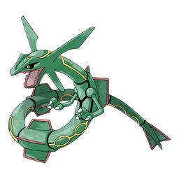 Rayquaza, official artwork