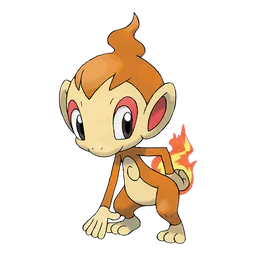 Chimchar, official artwork