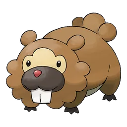 Bidoof, official artwork