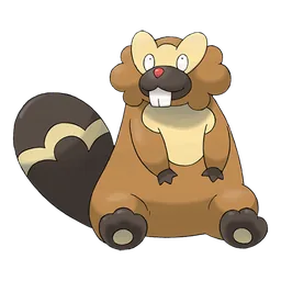 Bibarel, official artwork
