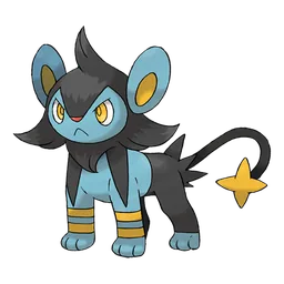 Luxio, official artwork