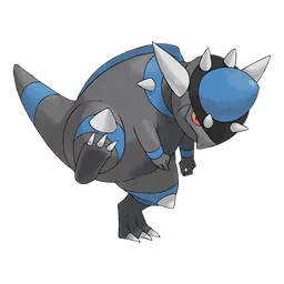 Rampardos, official artwork
