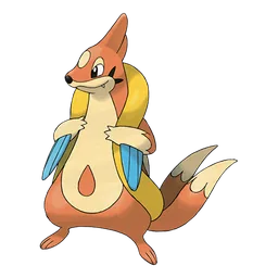 Floatzel, official artwork