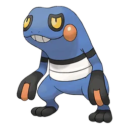 Croagunk, official artwork