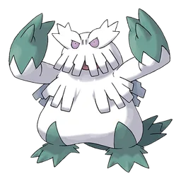 Abomasnow, official artwork