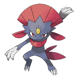 Weavile, official artwork