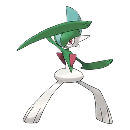 Gallade, official artwork