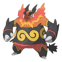 Emboar, official artwork