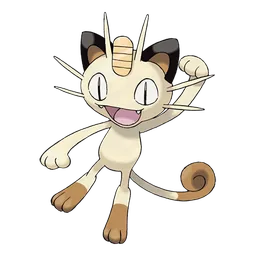 Meowth, official artwork