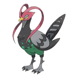 Unfezant, official artwork