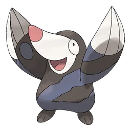 Drilbur, official artwork