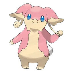 Audino, official artwork
